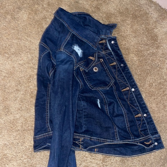 Denim Jean Button Up Jacket - Picture 2 of 3